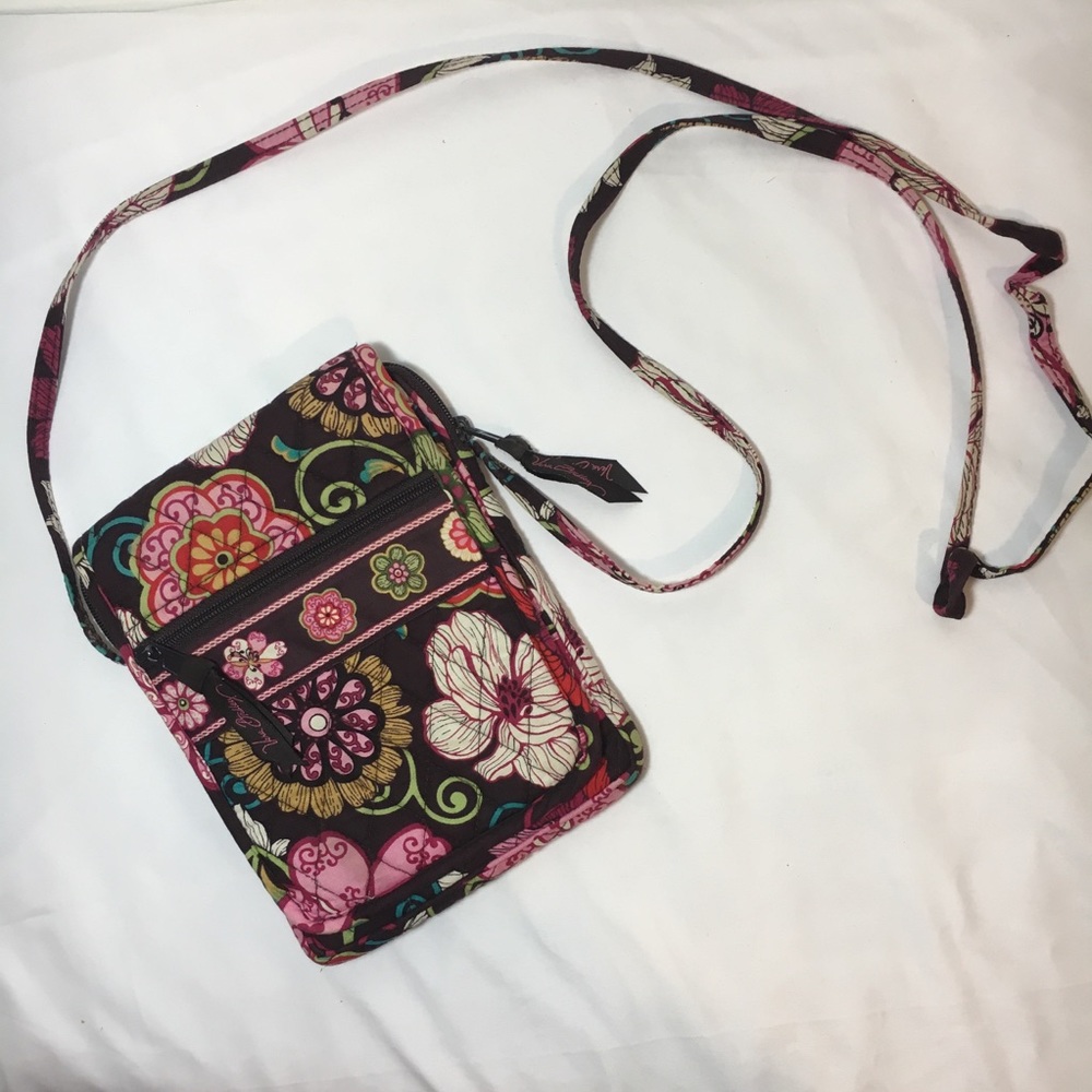Vera Bradley floral hipster side purse
